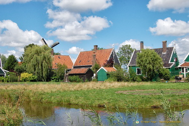 View of Zaanse Schans village